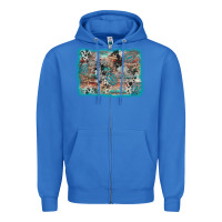 True Royal cross western background Zipper Hoodie - AdoDesignShop
