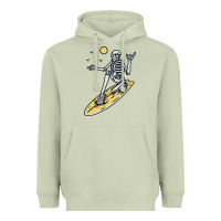 Matcha Surfing Heavyweight Hoodie - artisFamous