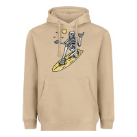 Mushroom Surfing Heavyweight Hoodie - artisFamous