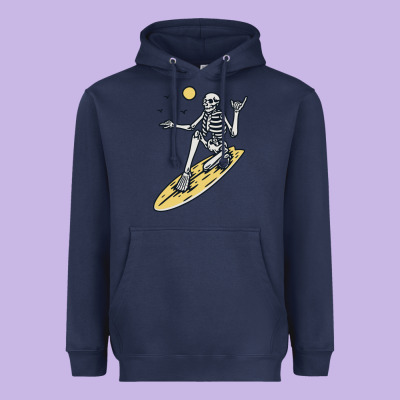 Surfing Heavyweight Hoodie Designed By Artisfamous