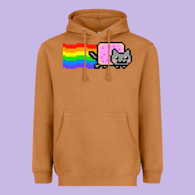 Nyan Cat Heavyweight Hoodie Designed By Artisfamous