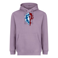 Lavender WORLD OF WARCRAFT MISTS OF PANDARIA HORDE Heavyweight Hoodie - artisFamous