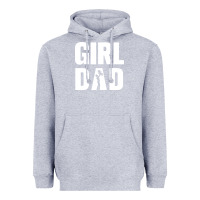 Heather Grey Girl Dad Heavyweight Hoodie - artisFamous