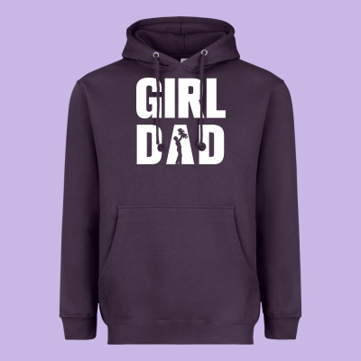 Girl Dad Heavyweight Hoodie Designed By Artisfamous