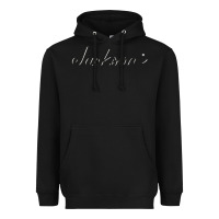 Black JACKSON GUITAR Heavyweight Hoodie - artisFamous