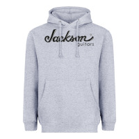 Heather Grey JACKSON GUITAR Heavyweight Hoodie - artisFamous