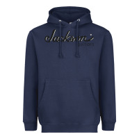 Navy JACKSON GUITAR Heavyweight Hoodie - artisFamous