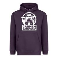 Plum carmen sandiego Heavyweight Hoodie - artisFamous