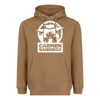 Toasted Coconut carmen sandiego Heavyweight Hoodie - artisFamous