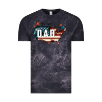 Cloud Black All american dad Vintage Tee - FaDigitalArtStudio