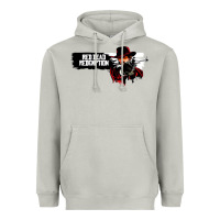 Moon Dust Red Dead Redemption 2 Red Moon Cowboy Heavyweight Hoodie - artisFamous