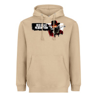 Mushroom Red Dead Redemption 2 Red Moon Cowboy Heavyweight Hoodie - artisFamous