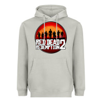 Moon Dust Red Dead Redemption 2 Red Moon Cowboy Heavyweight Hoodie - artisFamous