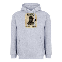 Heather Grey Red Dead Redemption 2 Red Moon Cowboy wanted john marston Heavyweight Hoodie - artisFamous