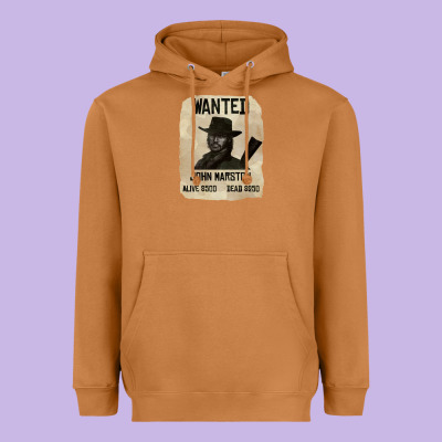 Red Dead Redemption 2 Red Moon Cowboy Wanted John Marston Heavyweight Hoodie Designed By Artisfamous