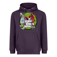Plum Grand Theft Auto Heavyweight Hoodie - artisFamous