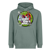 Sage Grand Theft Auto Heavyweight Hoodie - artisFamous