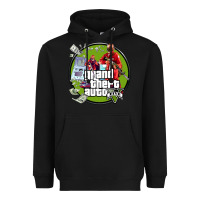 Black Grand Theft Auto Heavyweight Hoodie - artisFamous