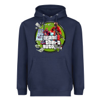 Navy Grand Theft Auto Heavyweight Hoodie - artisFamous