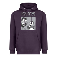 Plum The Queers Heavyweight Hoodie - artisFamous