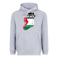 Heather Grey irish palestinian solidarity Heavyweight Hoodie - artisFamous