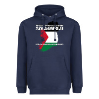 Navy irish palestinian solidarity Heavyweight Hoodie - artisFamous