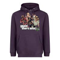 Plum Grand Theft Auto Heavyweight Hoodie - artisFamous