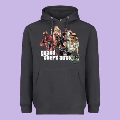Grand Theft Auto Heavyweight Hoodie Designed By Artisfamous
