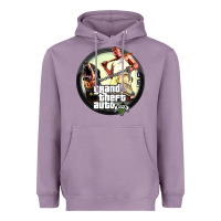 Lavender Grand Theft Auto Heavyweight Hoodie - artisFamous