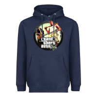 Navy Grand Theft Auto Heavyweight Hoodie - artisFamous