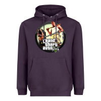 Plum Grand Theft Auto Heavyweight Hoodie - artisFamous