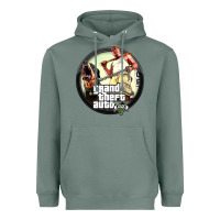 Sage Grand Theft Auto Heavyweight Hoodie - artisFamous