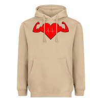 Mushroom Healthy Heart Heavyweight Hoodie - artisFamous