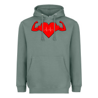 Sage Healthy Heart Heavyweight Hoodie - artisFamous