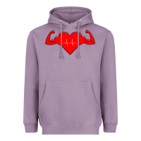 Lavender Healthy Heart Heavyweight Hoodie - artisFamous