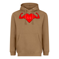 Toasted Coconut Healthy Heart Heavyweight Hoodie - artisFamous