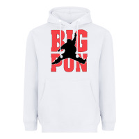 White Big Pun Heavyweight Hoodie - artisFamous