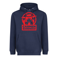 Navy carmen sandiego Heavyweight Hoodie - artisFamous