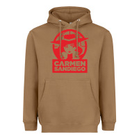 Toasted Coconut carmen sandiego Heavyweight Hoodie - artisFamous