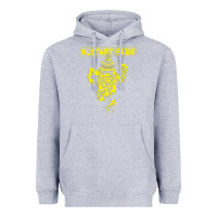 Heather Grey mustard plug Heavyweight Hoodie - artisFamous