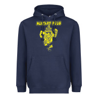 Navy mustard plug Heavyweight Hoodie - artisFamous