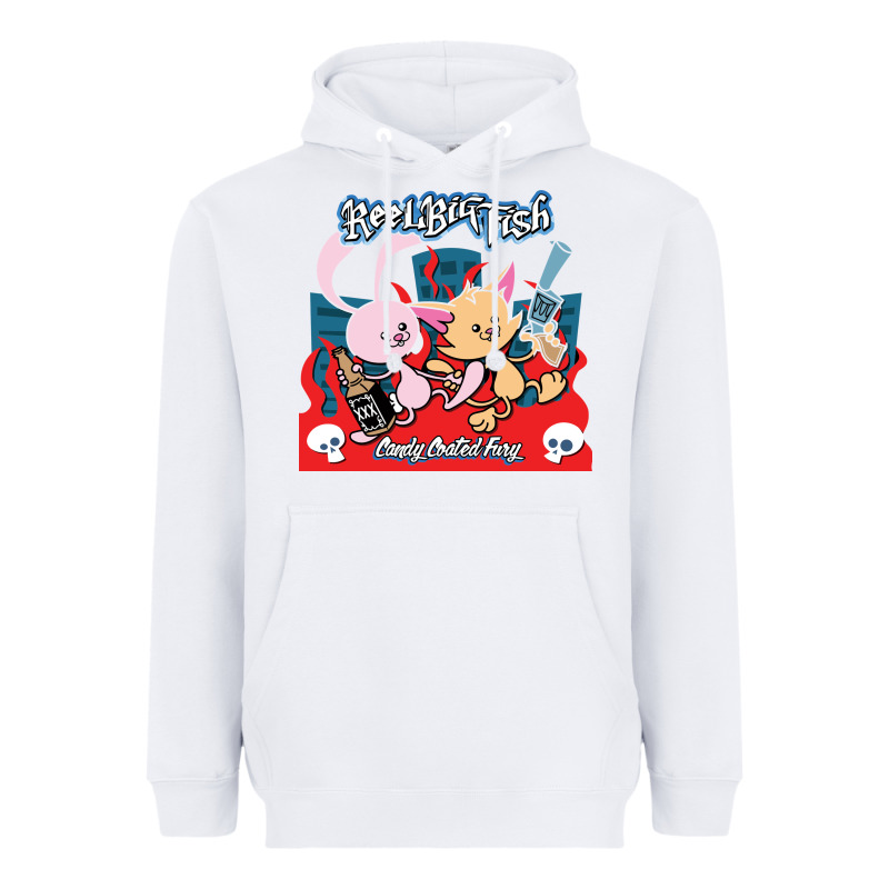 Reel Big Fish Candy Coated Fury Heavyweight Hoodie by artisFamous | Teevron