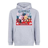 Heather Grey reel big fish candy coated fury Heavyweight Hoodie - artisFamous
