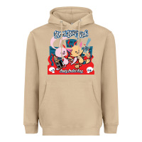 Mushroom reel big fish candy coated fury Heavyweight Hoodie - artisFamous