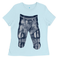 Baby Blue football padded pant fa element Ladies Tee - FaDigitalArtStudio