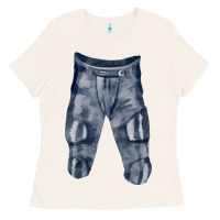 Bone football padded pant fa element Ladies Tee - FaDigitalArtStudio
