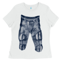 White football padded pant fa element Ladies Tee - FaDigitalArtStudio