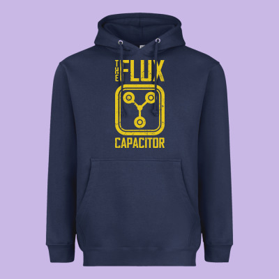 Back To The Future Flux Capacitor Heavyweight Hoodie Designed By Artisfamous