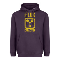 Plum Back to the future flux capacitor Heavyweight Hoodie - artisFamous