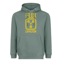 Sage Back to the future flux capacitor Heavyweight Hoodie - artisFamous